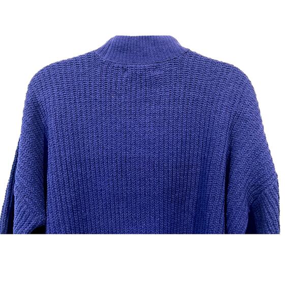 Vero Moda Mock Neck Pullover Casual Relaxed Sweater Blue Women's Size 3X NEW! - Picture 7 of 12